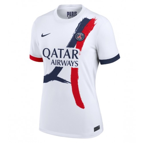 Stroje piłkarskie Paris Saint-Germain Koszulka Wyjazdowej dla damskie 2025-26 Krótki Rękaw